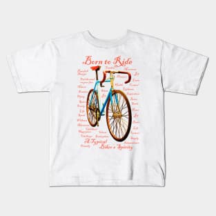 Cool Tees Cyclist Spirit Bike Kids T-Shirt